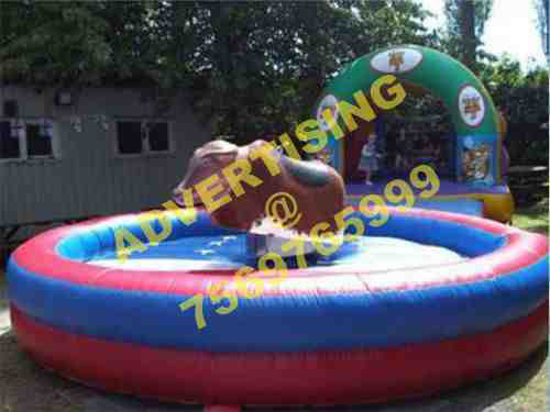inflatable mechanical rodeo bull riding